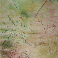 "Parcadia #3", Watercolor, Graphite & Colored Pencil, 5' x 3', 2007