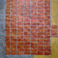 Mid-Cityscape #1, Oil on Canvas, 7' x 10', 2014