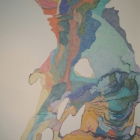 Untitled, Colored Pencil, 9' x 6.5', 2007